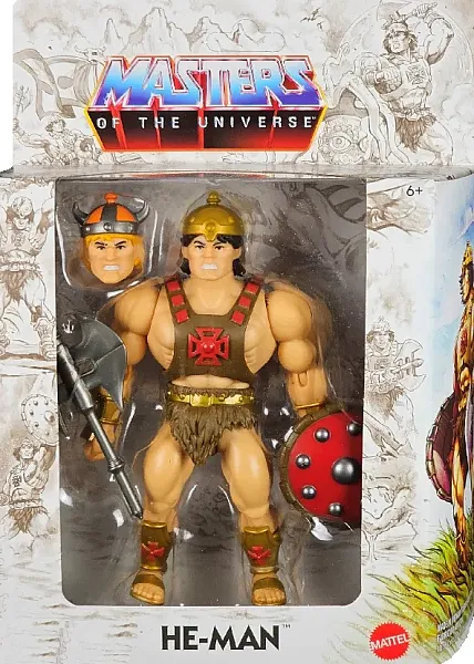 MASTERS OF THE UNIVERSE ORIGINS ACTION FIGURE SKETCHBOOK SERIES HE-MAN 14 CM